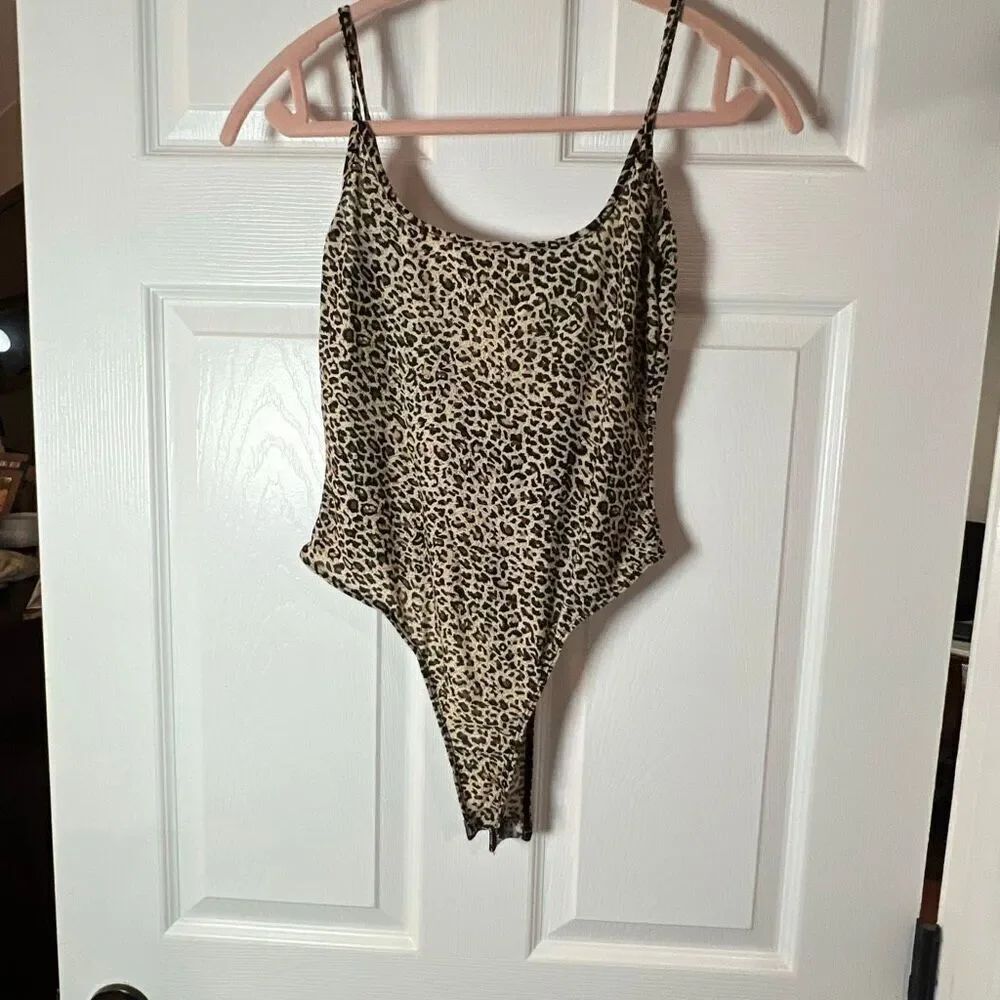 SHEIN Leopard Print Bodysuit – Size L